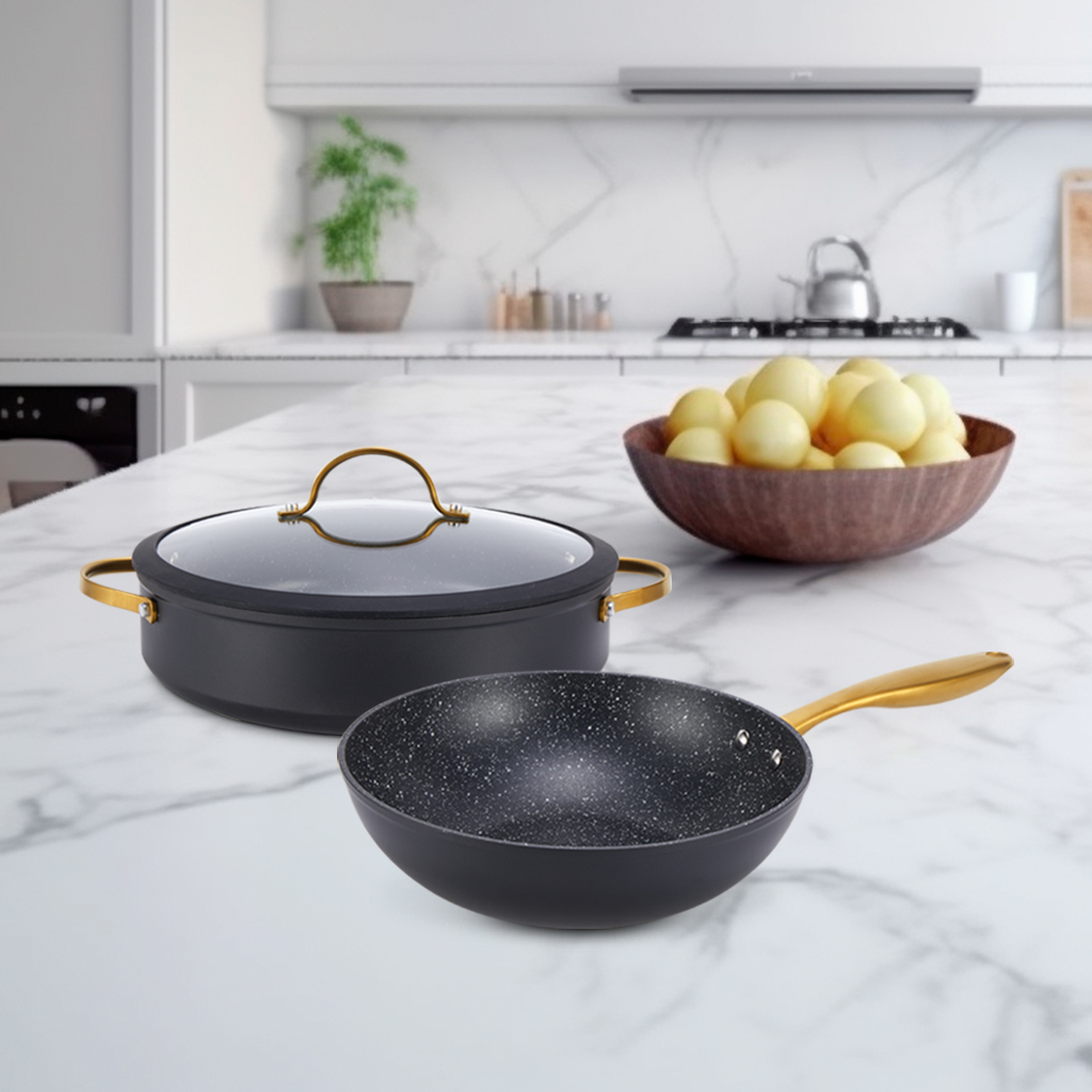 ווק 28 ס"מ Black &Gold – תמונה 2