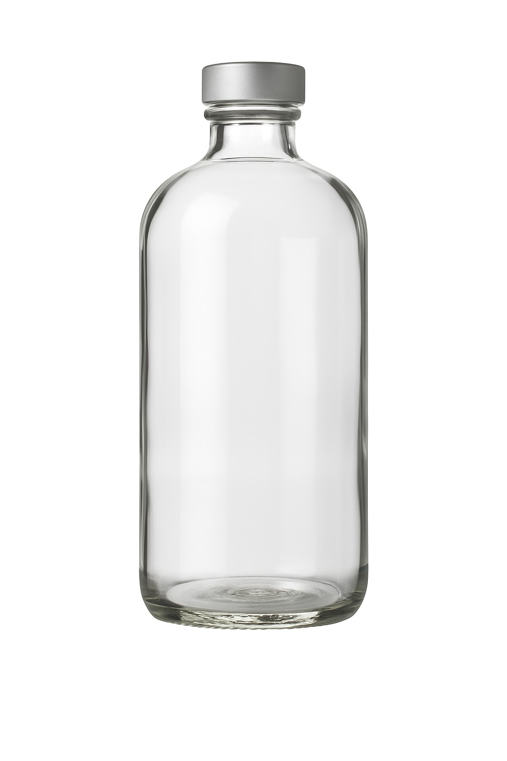 בקבוק מים שקוף 500 מ"ל - ללא מכסה