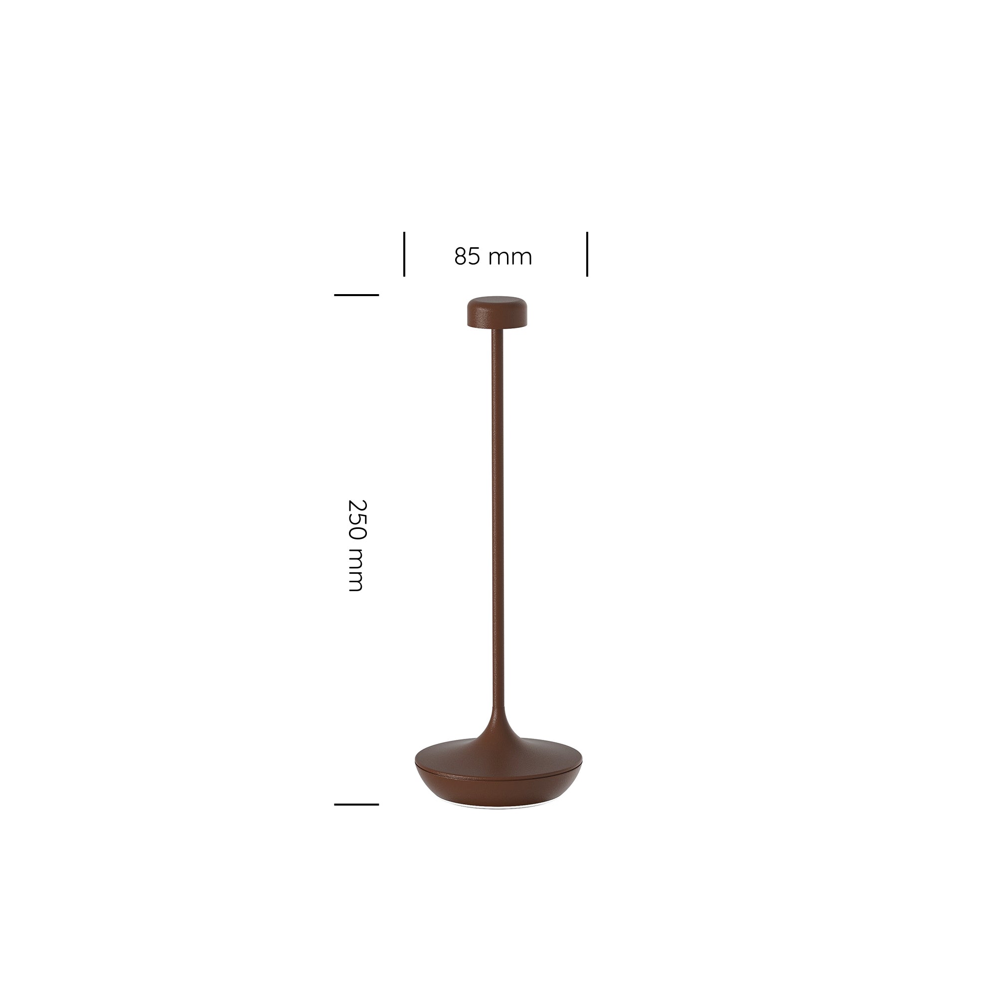 מנורה חומה 25 ס"מ DECA – תמונה 4