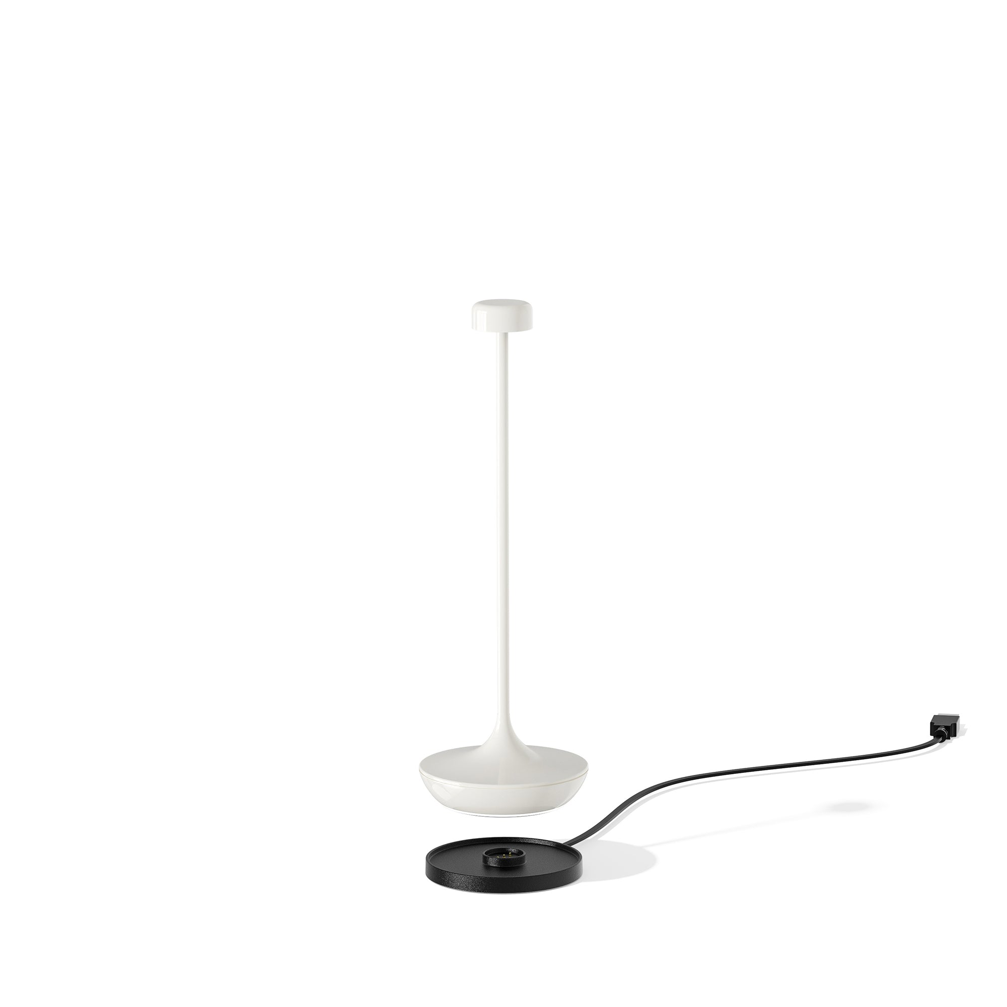 מנורה לבנה פנינה קרמי 25 ס"מ DECA – תמונה 4