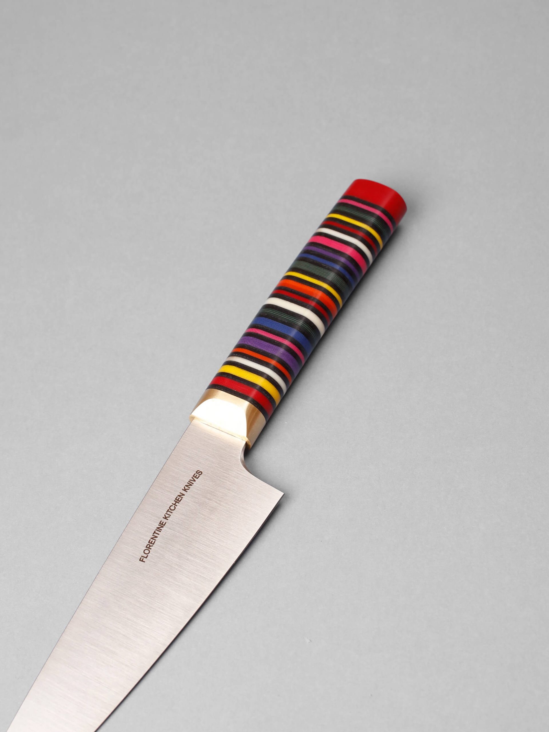 סכין פטי רב תכליתית 15 ס"מ ידית צבעונית Florentine – תמונה 2