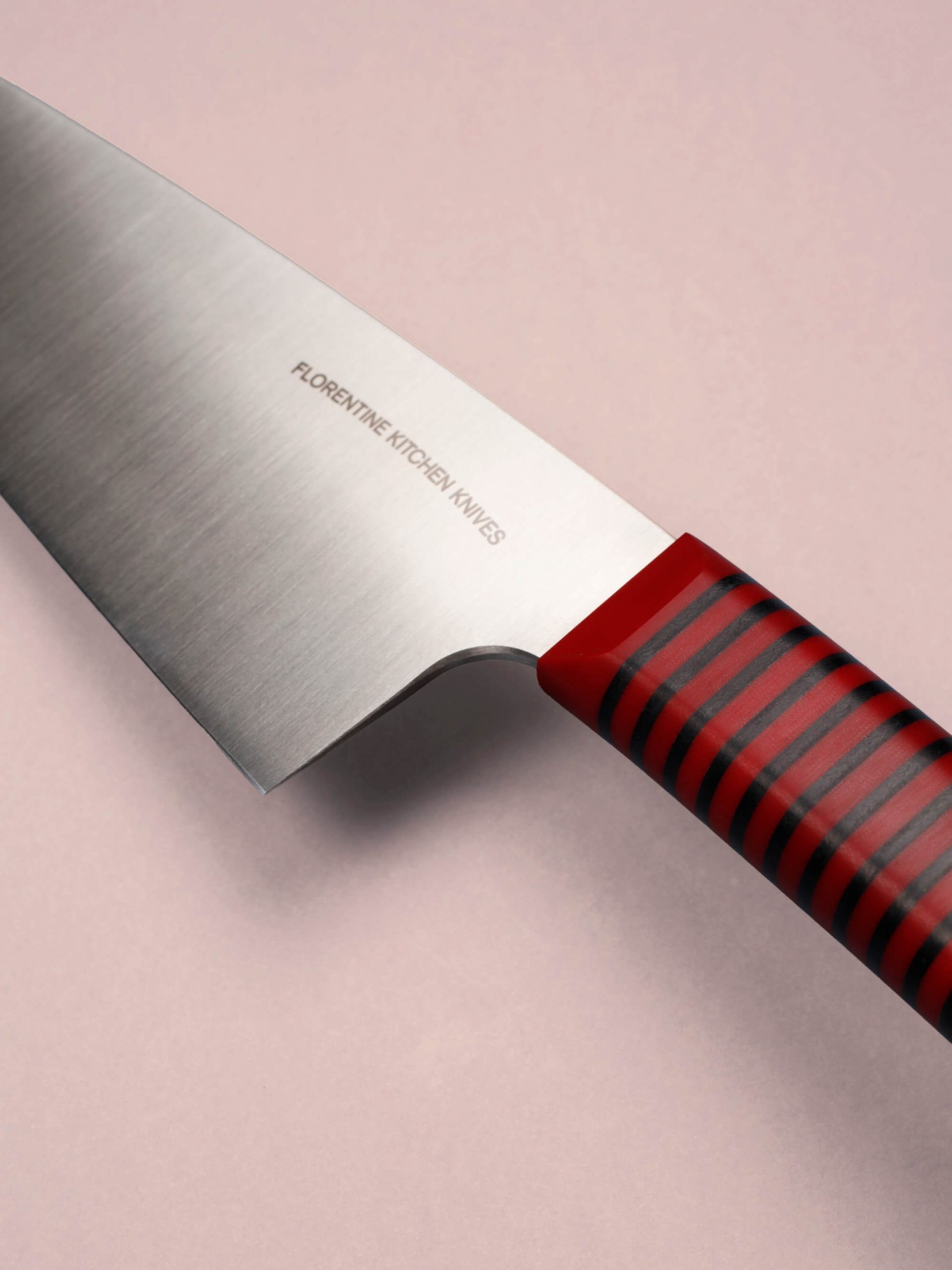 סכין שף 20 ס"מ ידית אדומה Florentine – תמונה 2
